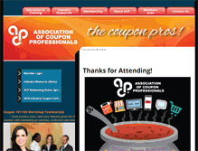 Tablet Screenshot of couponpros.org